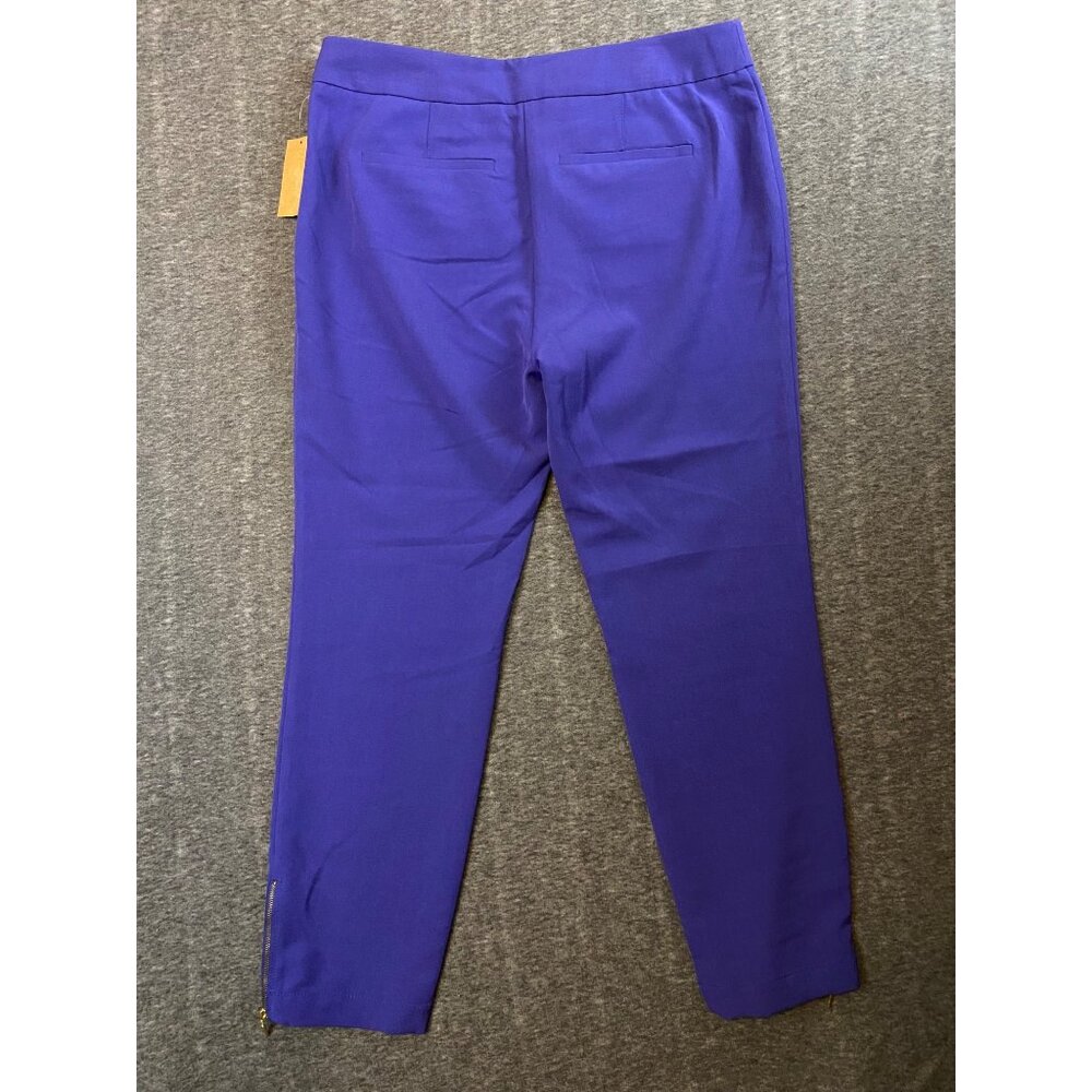 New Rachel Roy Violet Tapered Ankle Pants Womens Size 10 Zipper Ankles Stretch - Picture 6 of 6